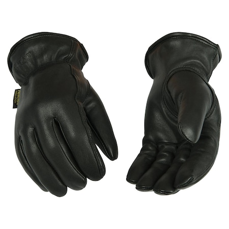 Kinco Drivers Gloves, Goatskin, Black, M 1 PR 93HK-M